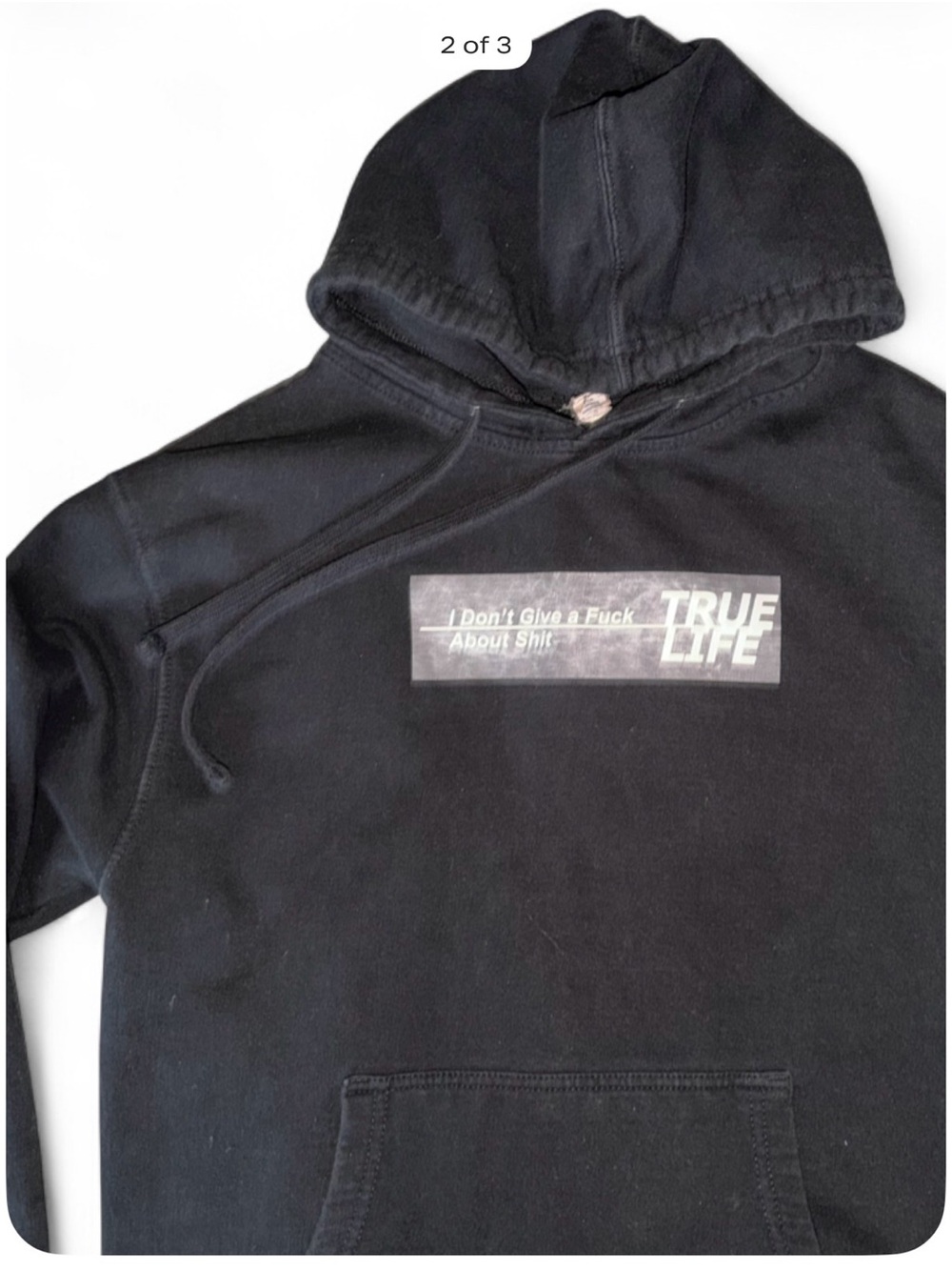 MTV “TRUE LIFE” Pullover Hoodie with Chest Logo